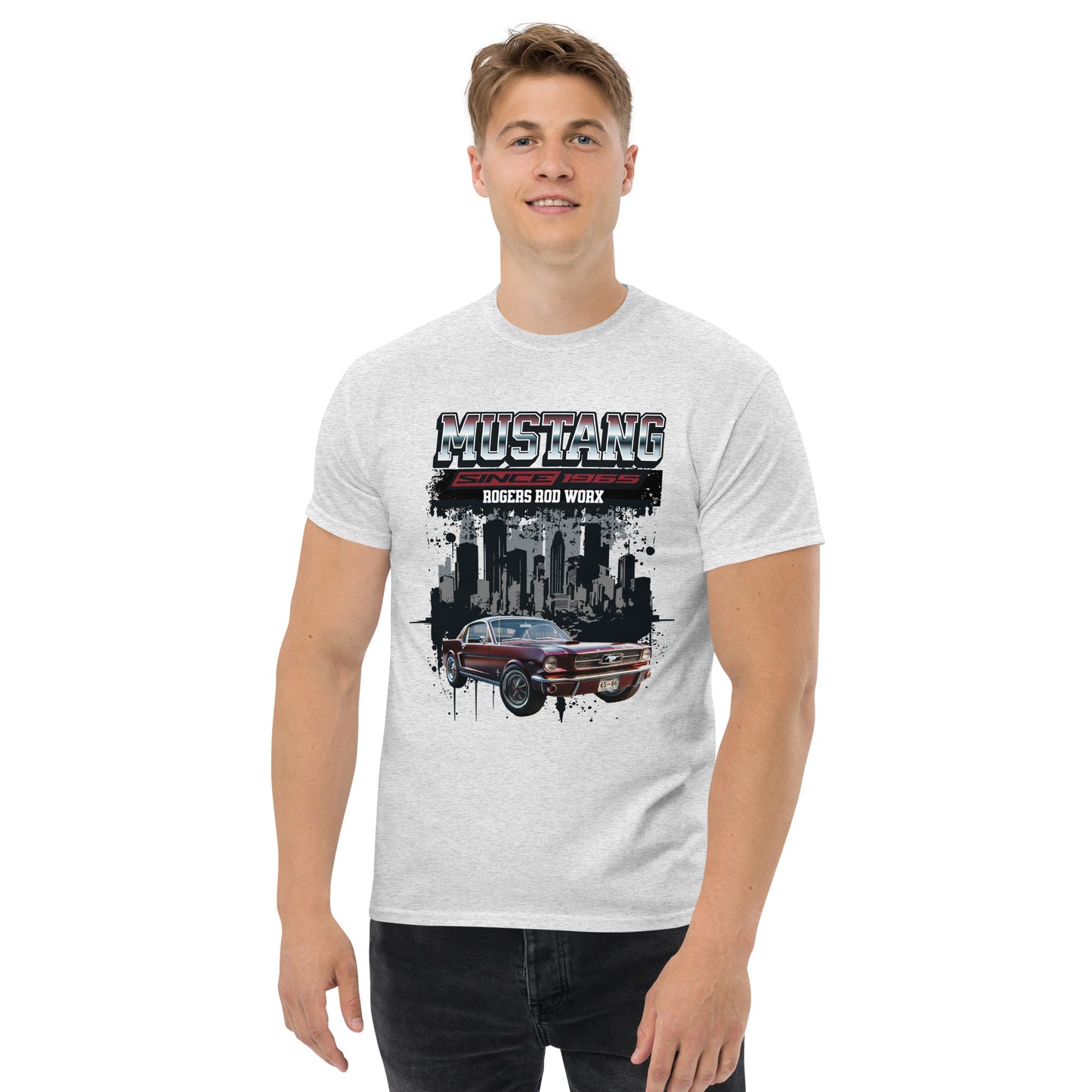 Rogers Rod Worx Mustang classic tee