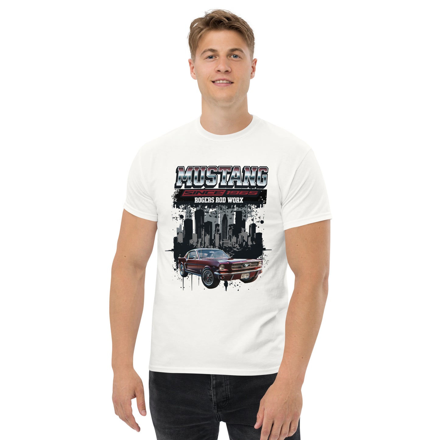 Rogers Rod Worx Mustang classic tee