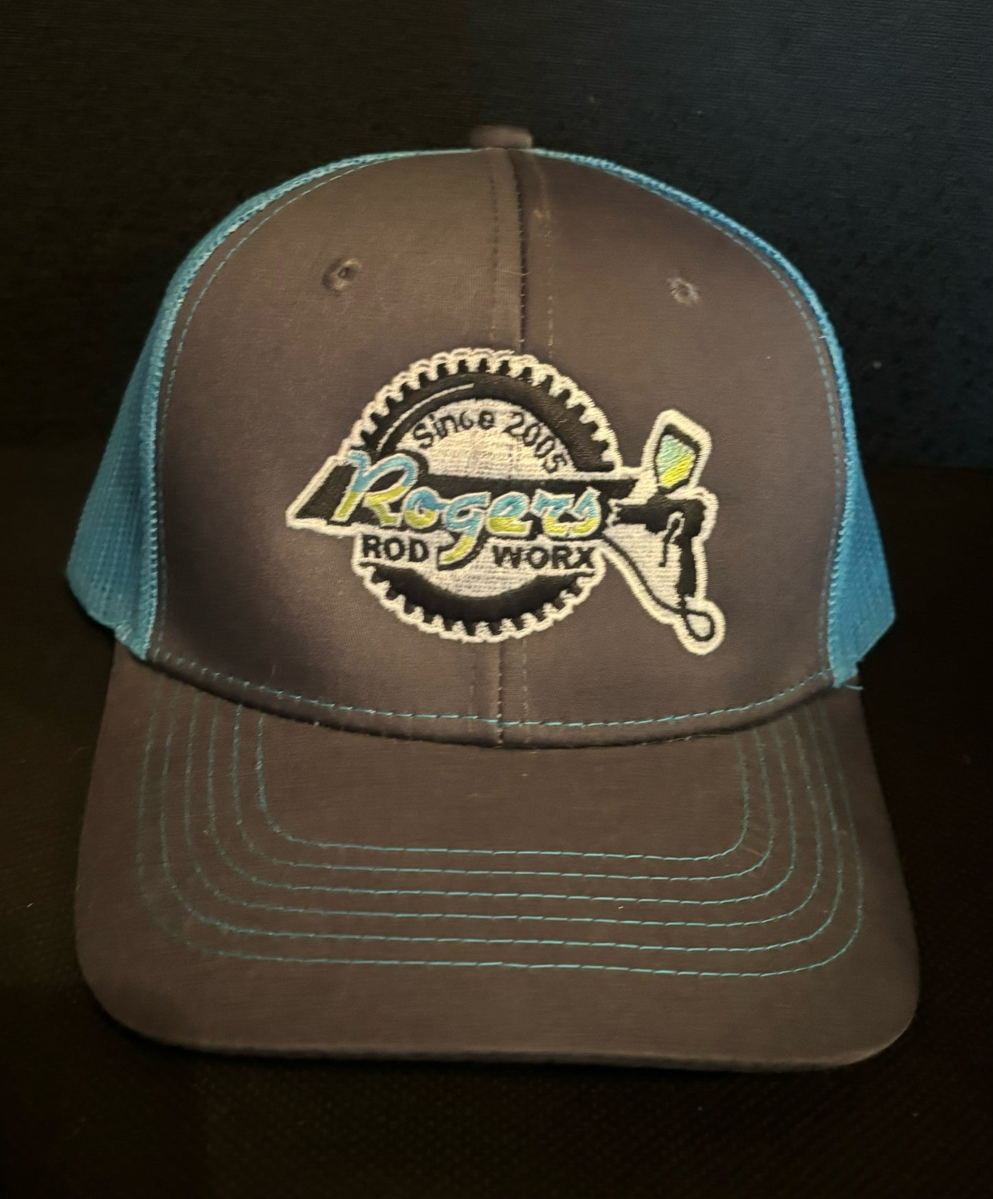 Rogers Rod Worx Logo Trucker Hat