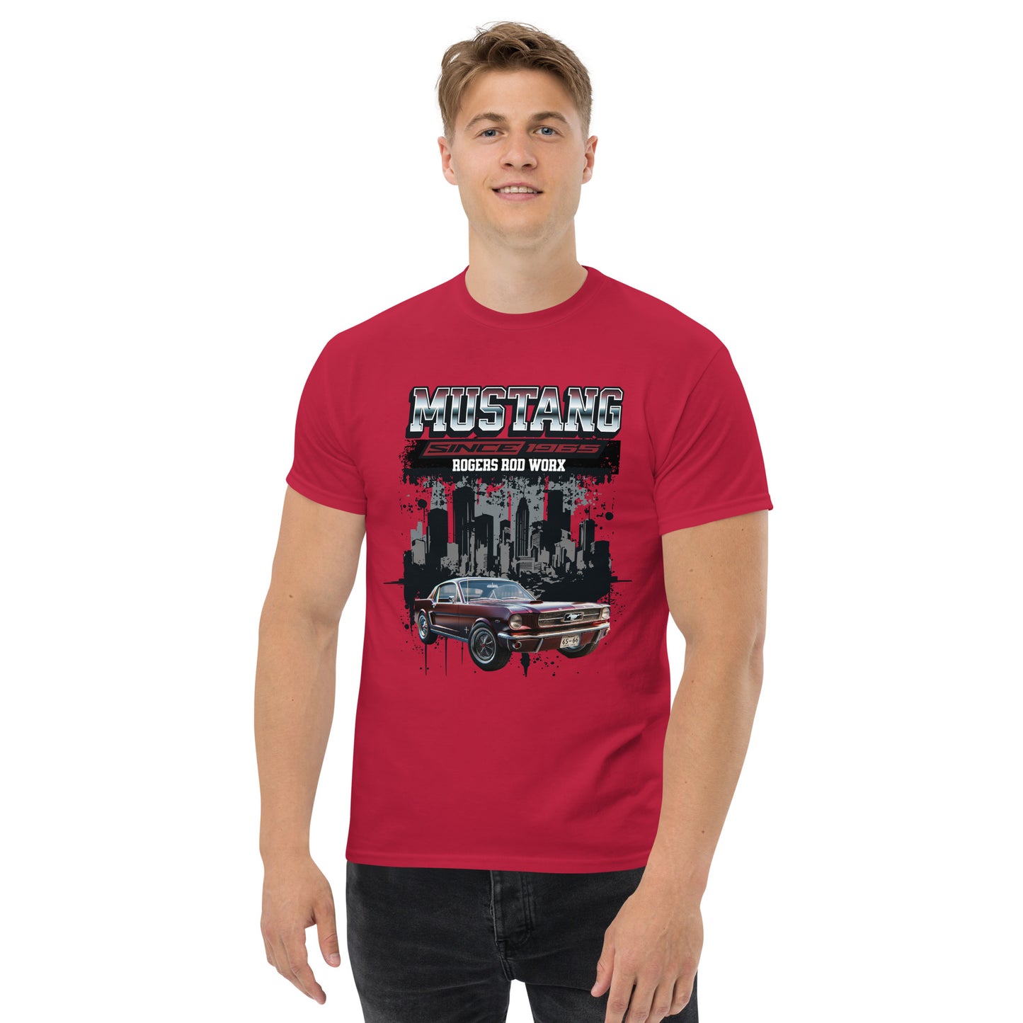 Rogers Rod Worx Mustang classic tee