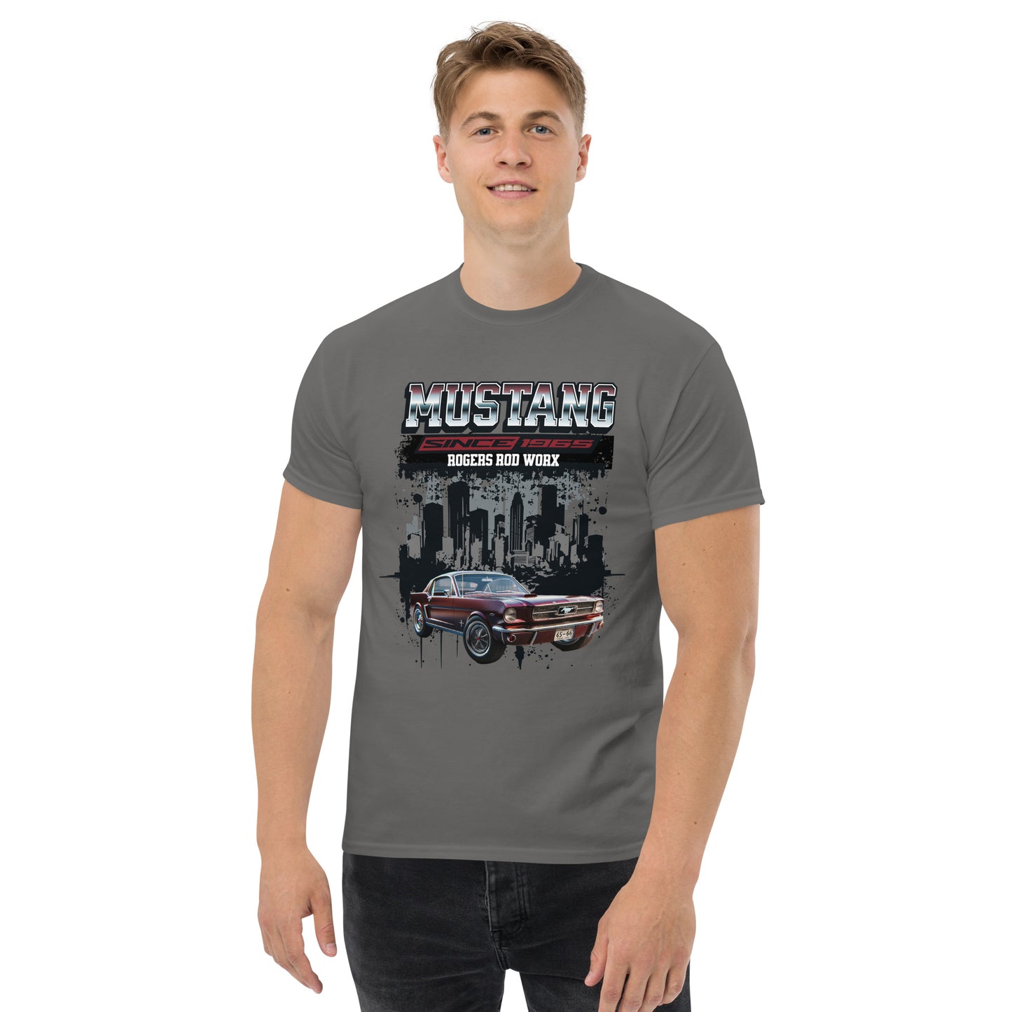 Rogers Rod Worx Mustang classic tee