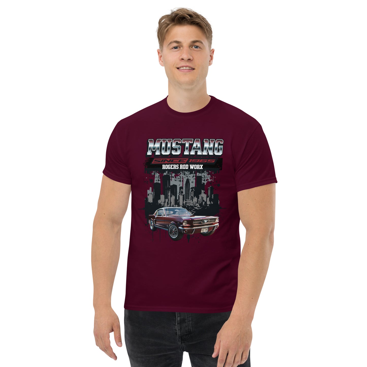 Rogers Rod Worx Mustang classic tee