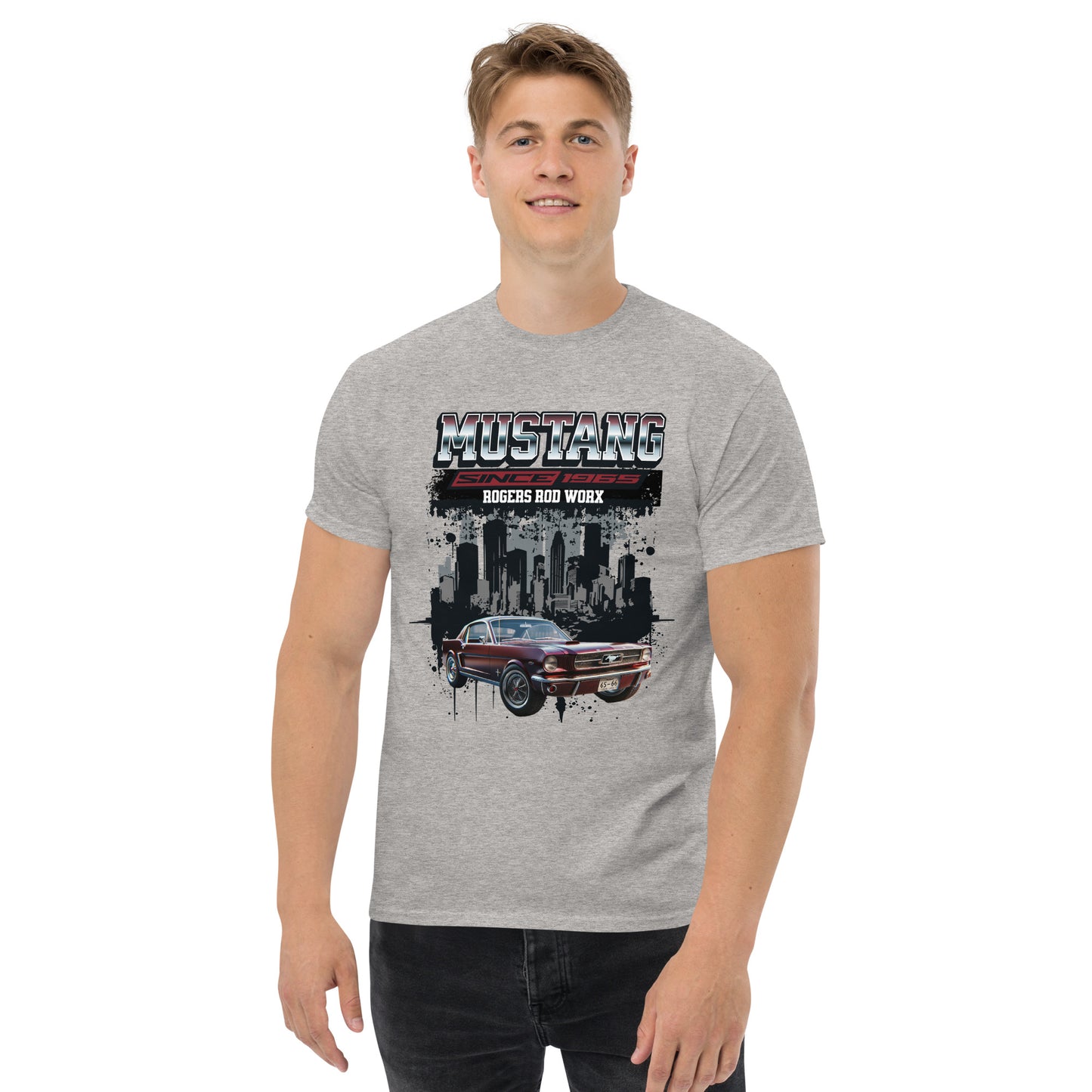 Rogers Rod Worx Mustang classic tee